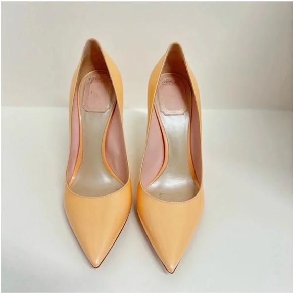 Christian Dior Patent Leather Pointed Toe Stiletto Heels - Picture 2 of 11